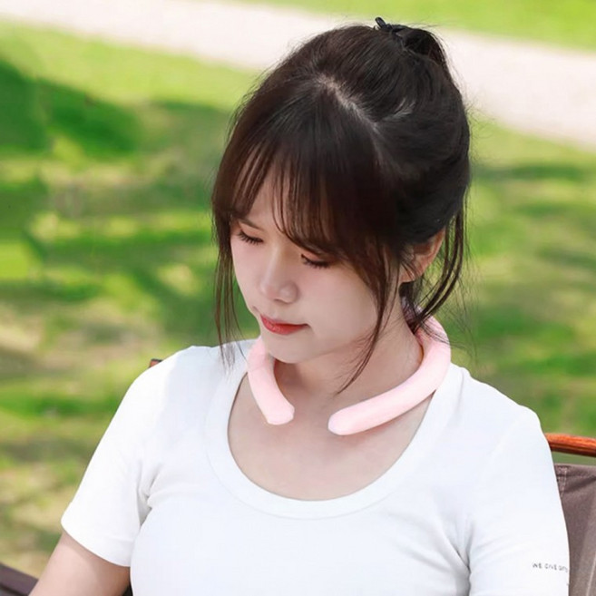 아이스 쿨링 넥밴드 핑크 eyl+008yt, 1개, 본상품선택