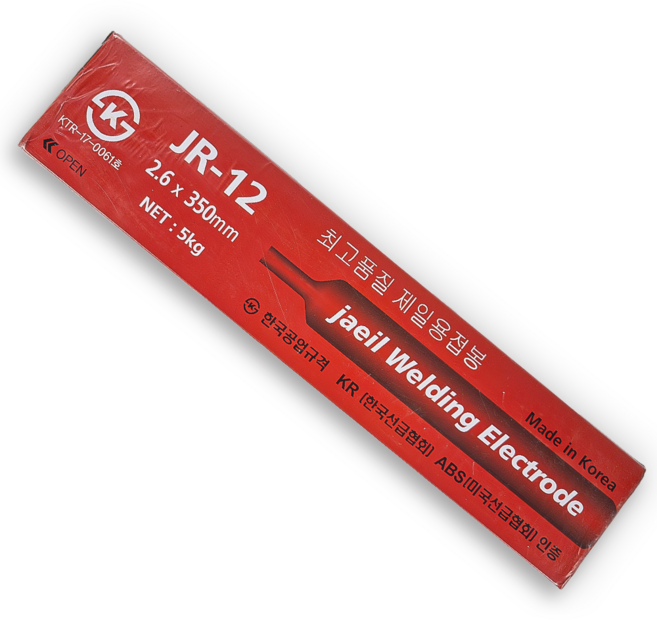 제일 용접봉 2.6 피복 아크 용접 5kg 아크용, 1세트, JR12