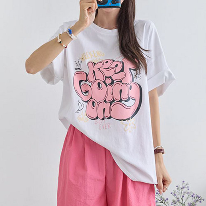 [나크21] (55~99) 피그먼트 워싱 반팔티 NK52-TS-84