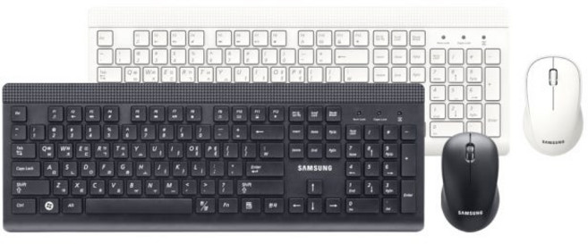 삼성전자 무선 키보드 마우스 세트, SRP-9400B, BLACK계열, 일반형