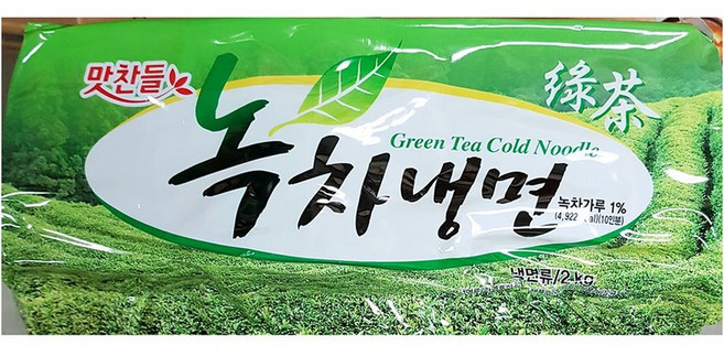 업소용 맛찬들 녹차냉면사리(200gx10), 1, 1