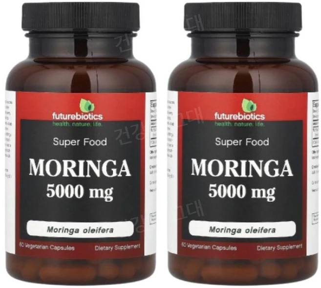 Futurebiotics 모링가 추출 5000mg Moringa, 60정, 2개 - 쿠팡