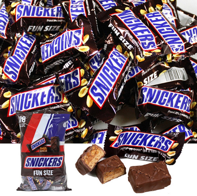 스니커즈 펀사이즈 미니 초코바 초콜릿바 코스트코, 20g, 68개