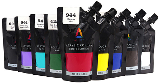 아트구루 아크릴물감 대용량 100ml 60색 낱색, 323번 Mustard