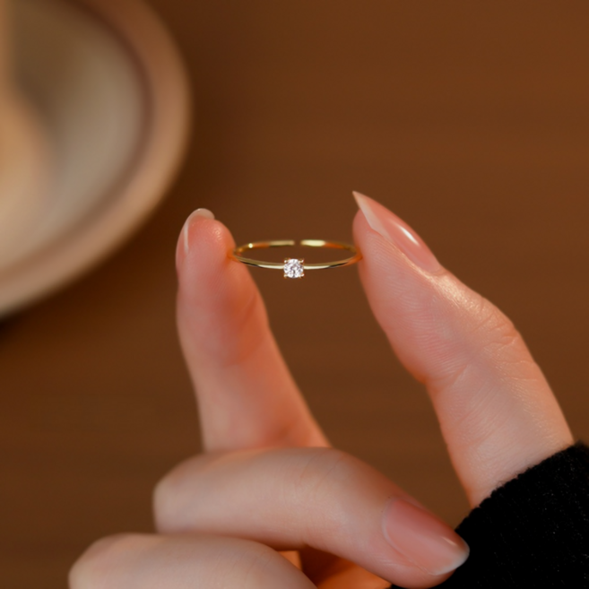 레몬벨 실버925 큐빅 실반지