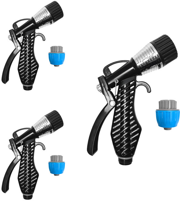 월드크린 다용도 2in1 스프레이건, 3개, 혼합색상