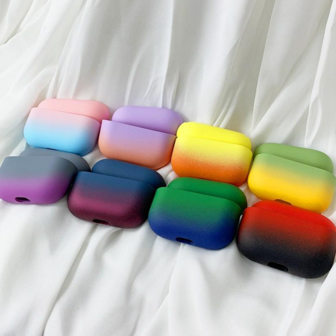 에어팟 프로 케이스 투톤 그라데이션 모음, 88.다크그린블루, 에어팟프로케이스, 1개