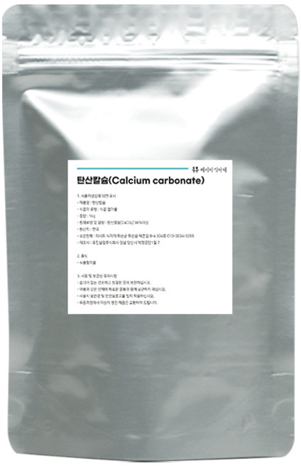 식품첨가물 국산 탄산칼슘, 1개, 1kg