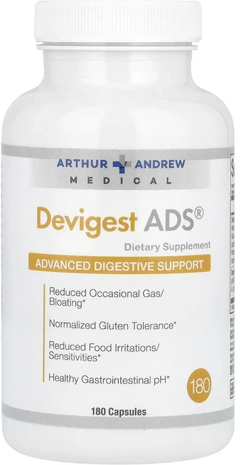 새해 첫좋은선물 Arthur Andrew Medical Devigest ADS® 고급 소화 지원 캡슐 180정 제대로 할인합니다, ArthurAndrewMedicalDevigestADS, 1개 - 쿠팡