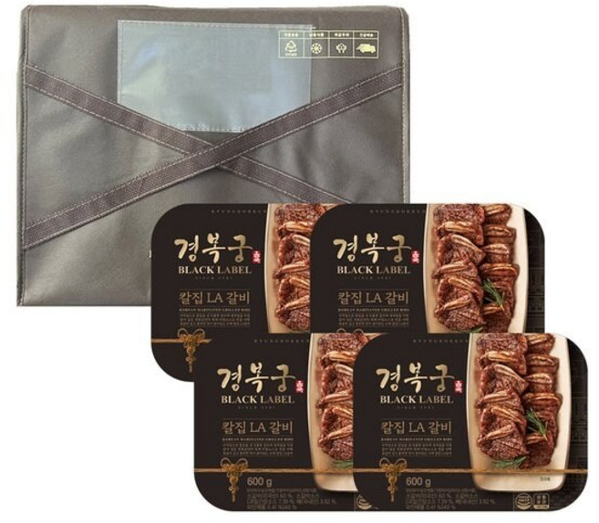 [경복궁 선물세트]칼집LA갈비 선물세트 1호(2.4kg), 1개, 2.4kg