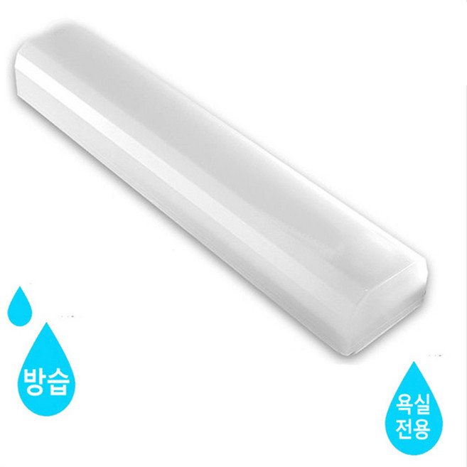 led 욕실등 방습 사각20w 화장실등, 1개, 주광색(하얀빛)