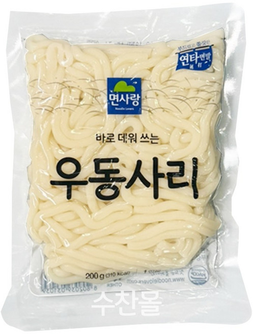 면사랑 바로데워쓰는 우동사리, 200g, 10개