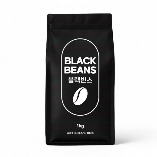 블랙빈스 베트남 로부스타 워시드, 2개, 1kg, 홀빈(분쇄안함)