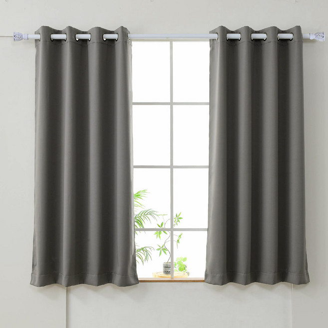 WCL 어울림 창문형 아일렛형 암막커튼 1+1 세트판매 햇빛차단 방한 방풍 단열