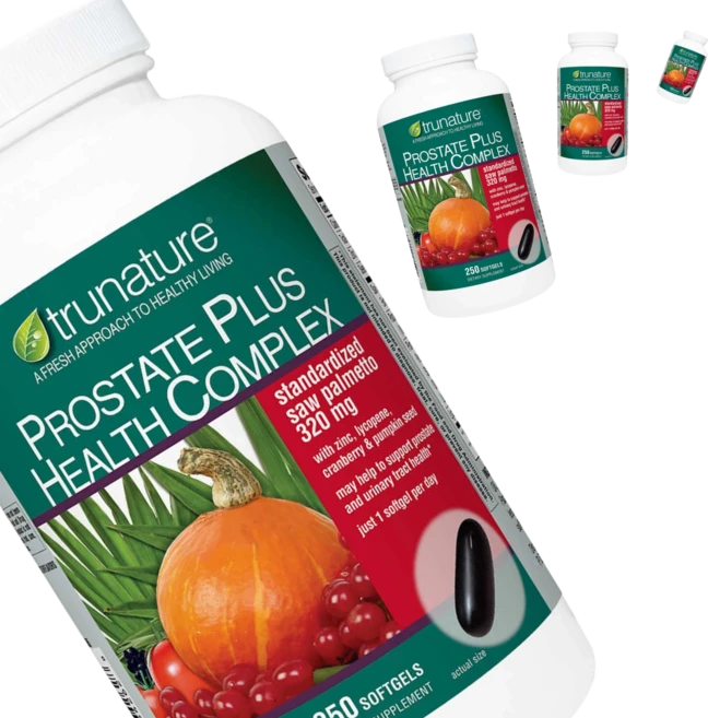 트루네이처 프로스테이트 플러스 헬스 콤플렉스 전립선 건강 쏘팔메토, 4개, 250정 - 쿠팡