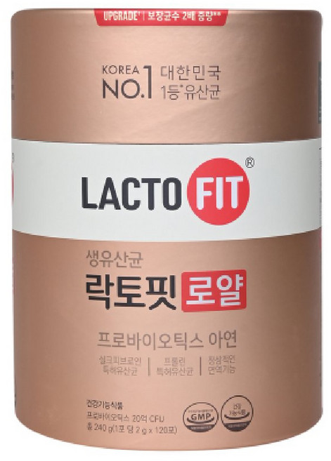 종근당 락토핏 로얄 2g x 120포 + 이도 알콜솜 추가 구성, 240g, 1개