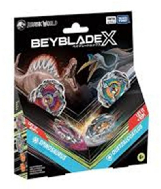 正版 戰鬥陀螺X Beyblade X 韓版現貨 BX-00 BX-27 BX-16, BXG-41, 棘龍&翼龍套組(一組兩顆附發射器), 正版侏儸紀戰鬥陀螺 Beyblade X, Takara Tomy, 1個