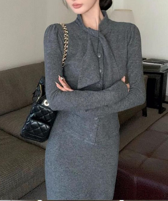 초이스 하객룩 원터치 셋업 결혼식 복장 코디 원탑 심슈이 슬림핏 페미닌무드 심플 오피스 캐주얼 코디세트