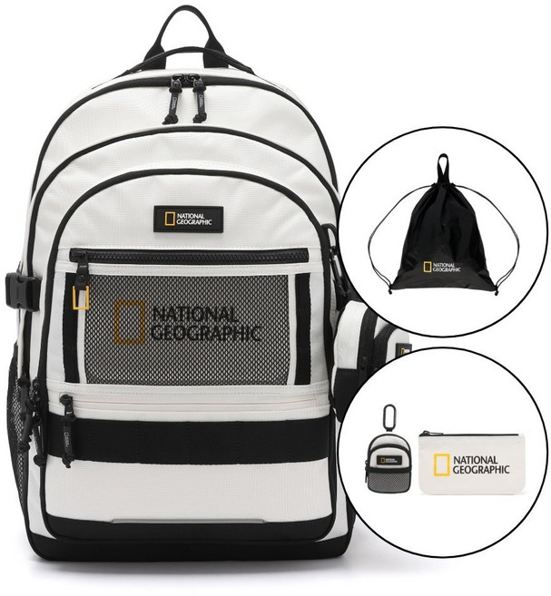 내셔널지오그래픽 nationalgeographic N261ABG520 파치 플러스 백팩 WHITE