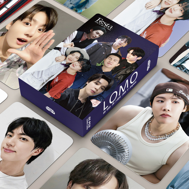 [원스트리글로벌] BTS 2025 Festa 포토카드 55장, 기본컬러, 2025festa포카