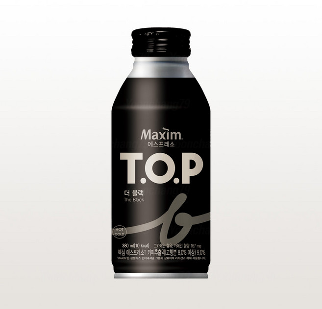 티오피 더 블랙 380ml 맥심 캔커피 음료수, 1개
