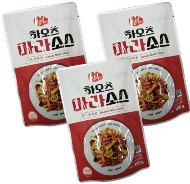 참소스 하오츠 마라소스, 180g, 3개