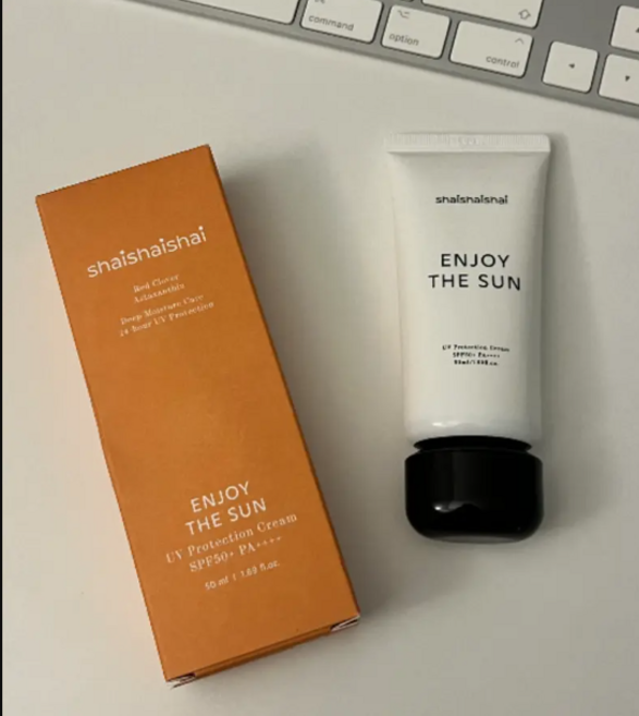 샤이샤이샤이 인조이 더 선 UV 선크림 SPF50 PA++++ 저자극 눈시림없는 수분 백탁없는선크림, 50ml, 2개