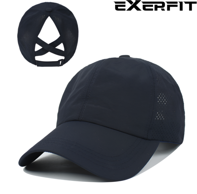 엑서핏 여성 포니테일 모자 러닝 메쉬캡 테니스 등산 똥머리 가능 볼캡 야구모자