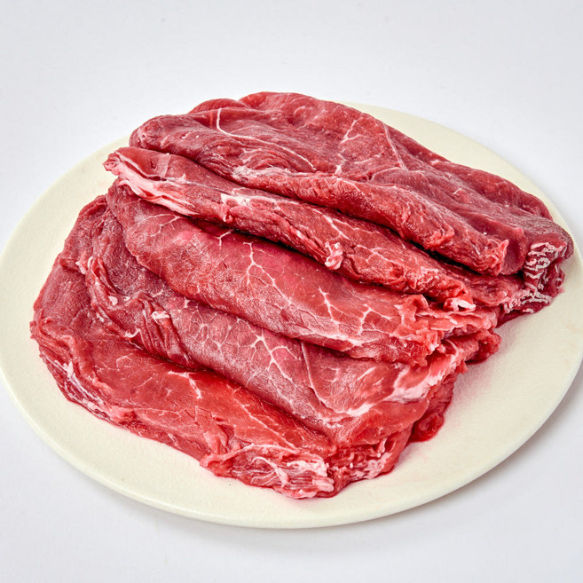 고기소녀 다이어트 소불고기용 목초육 소앞다리살, 5개, 200g