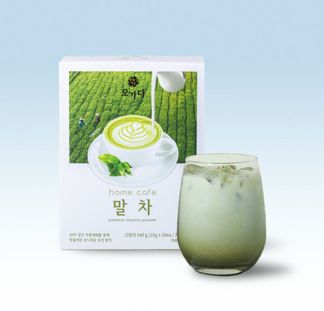 [홈카페] 오가다 말차 / HACCP인증 [18g ], 18g, 1개, 30개입