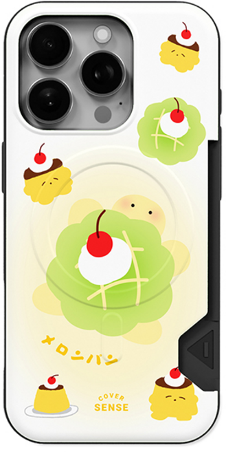 갤럭시 A시리즈 맥세이프 호환 디자인 투카드 지갑 범퍼 케이스 메론빵 거북이