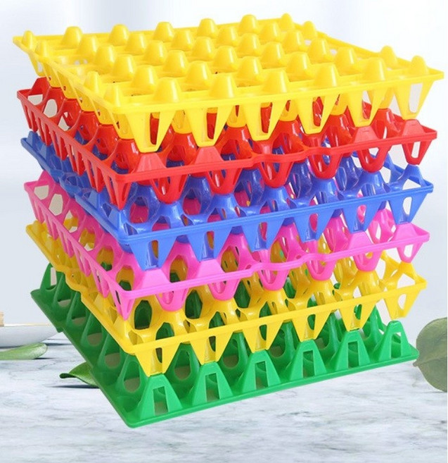 플라스틱 계란판 트레이 PE 달걀 보관함 수납 충격 방지 상업용 선반 케이스