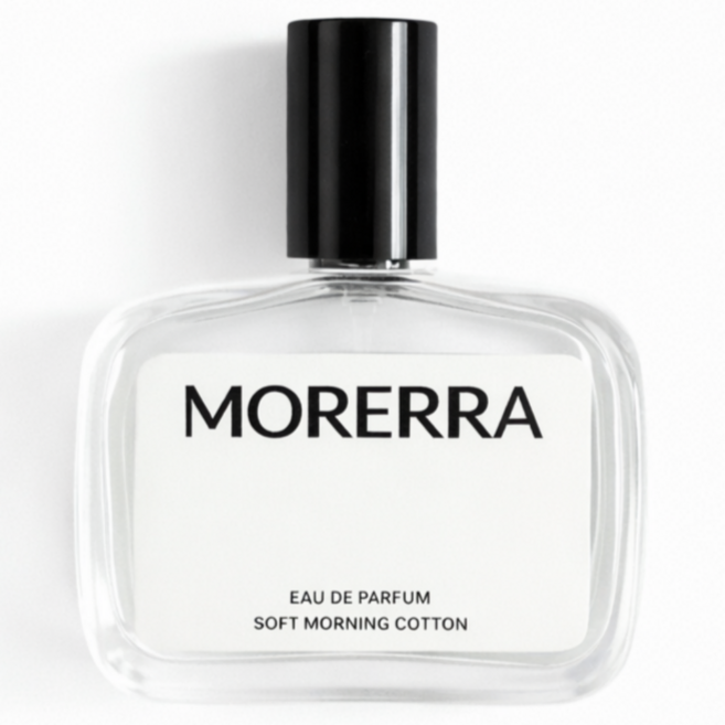 모르에라 코튼향 클린 머스크 데일리 남녀공용 잔향 좋은 향수, 1개, 50ml