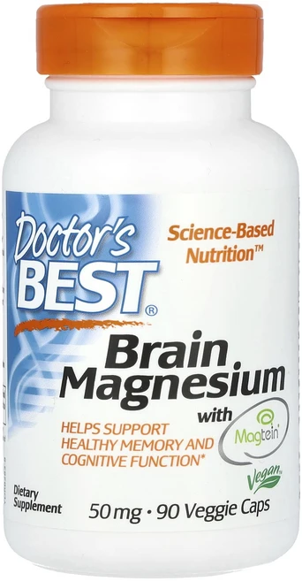 닥터스베스트 마그네슘 마그테인 Brain Mg Magnesium 50mg 베지캡슐 90정, 1개 - 쿠팡