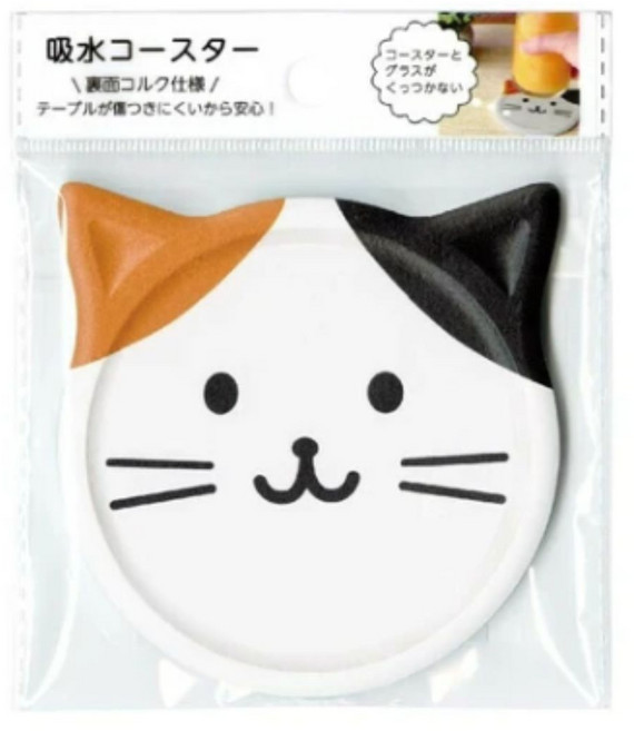 軟木動物杯墊, 貓咪, 1個