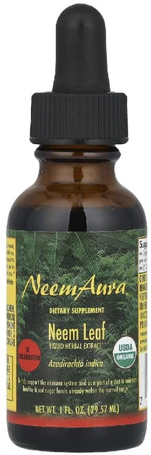 니마우라내추럴 님 잎 액상 허브 추출물 Neem Leaf Liquid Herbal Extract 29.57ml, 1개 - 쿠팡