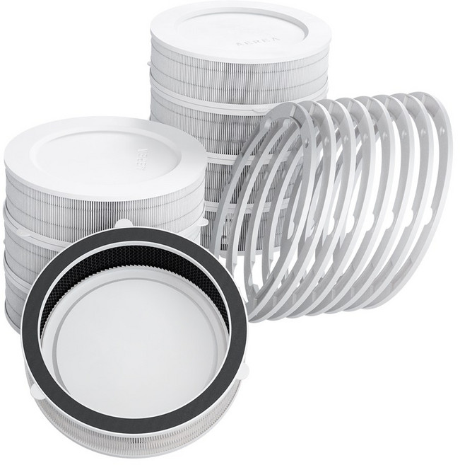 에리아 에어로쉴드 S 미세먼지/악취 차단! 시스템 공기청정기 환기구 전열교환기 활성탄 필터 가스 차단 기능, 8개 패키지 (58% 할인), 8개