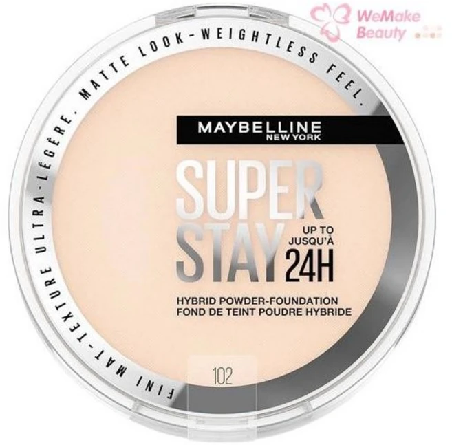 Maybelline메이블린 슈퍼 스테이 하이브리드 파우더 파운데이션 102 0.21온스 / 6g, 1 - 쿠팡