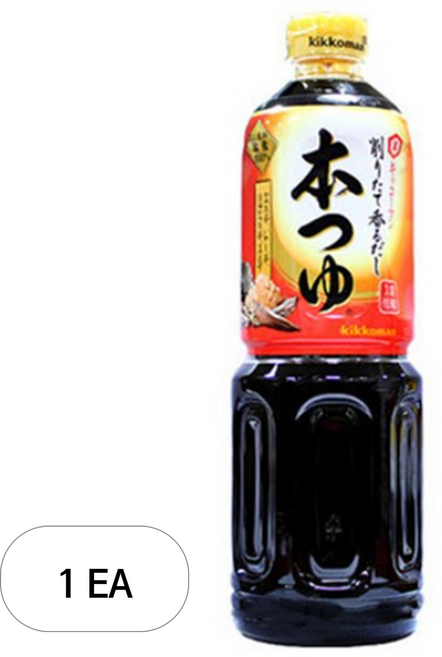 기꼬만 코이다시 혼쯔유소스 3배농축, 1L, 1개