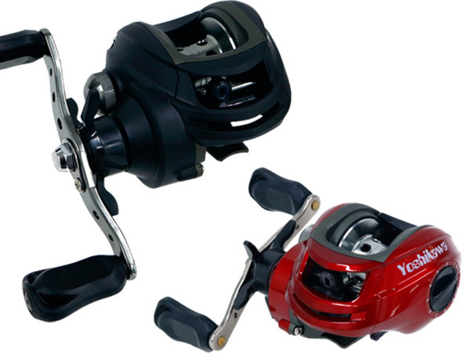 FL/요시가와 T200 베이트릴 (민물 바다겸용), 레드-좌핸들