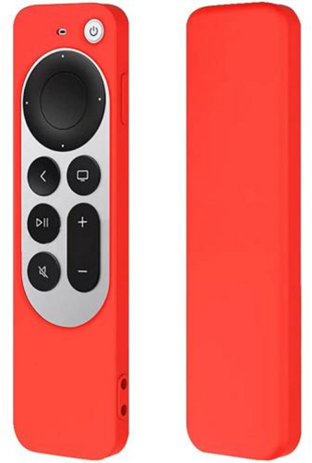 2022 Apple TV 4K 2세대 3세대 Siri 원격 미끄럼 방지 내구성 실리콘 충격 방지 커버용 분실 방지 보호 케이스