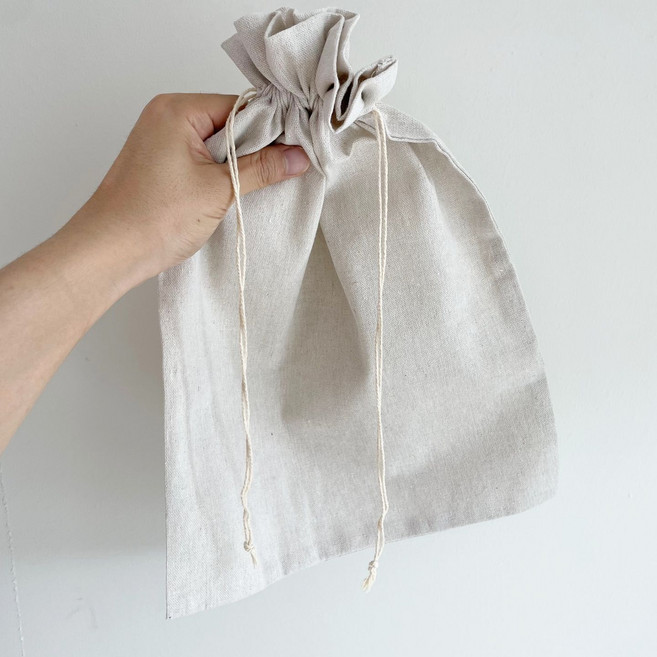 린넨 스트링 더스트백 파우치 30x40cm ksm+872dx