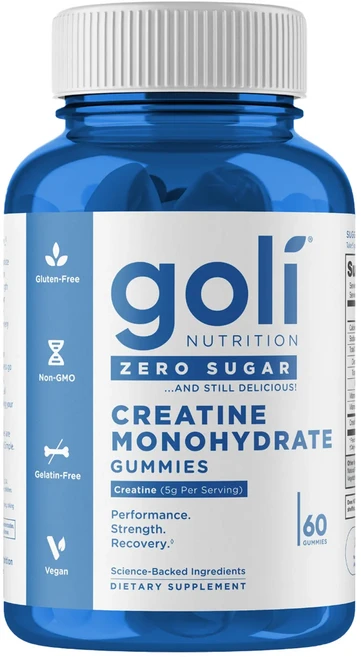 새해 건강을 선물하세요 Goli Nutrition 크레아틴 일수화물 구미젤리 구미젤리 60개 특별관리진행, GoliNutrition크레아틴일수화물구미젤리구미젤리6, 1, 60 - 쿠팡
