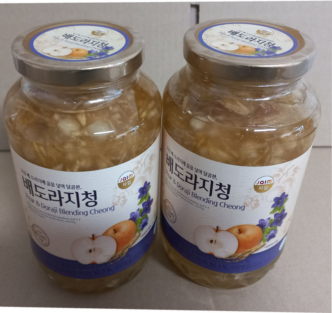 자임 꿀을 넣어 달콤한 배도라지청 (1병/1kg), 1kg, 1개입, 2개