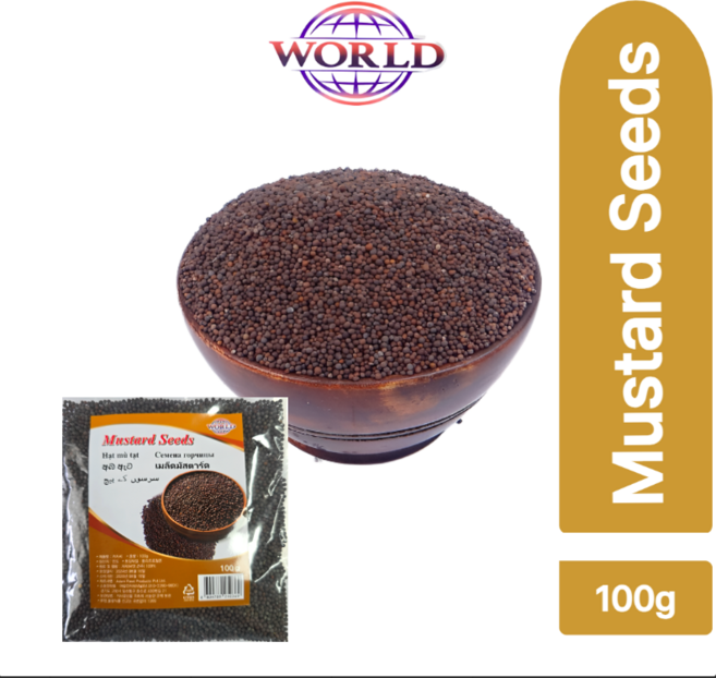 World Mustard Seeds 겨자씨, 100g, 1개