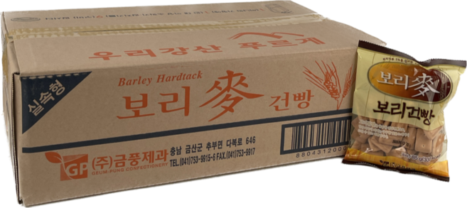 금풍제과 보리건빵(보리맥) 85g x 30봉 1박스, 30개