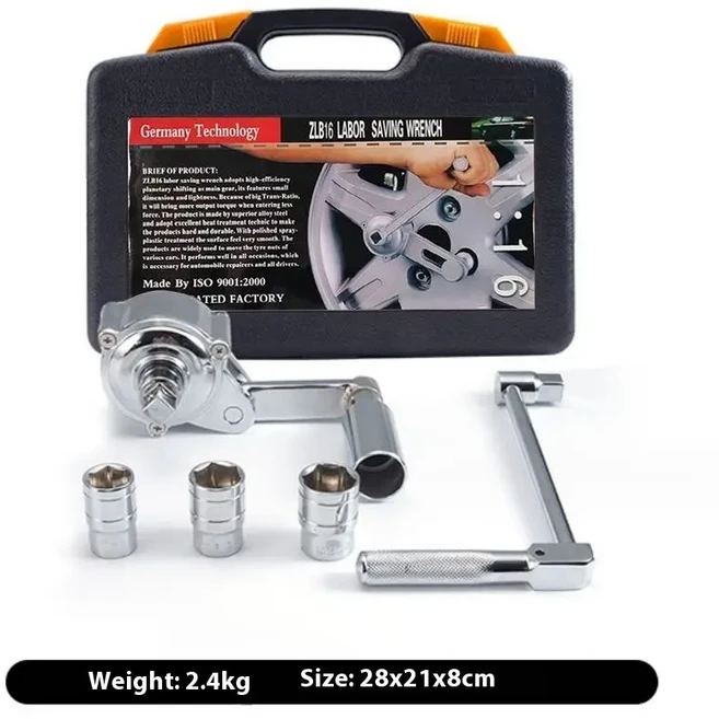 노동절약형 렌치 타이어 분해 공구 (일반 차량 모델용), 01 black, 01 black