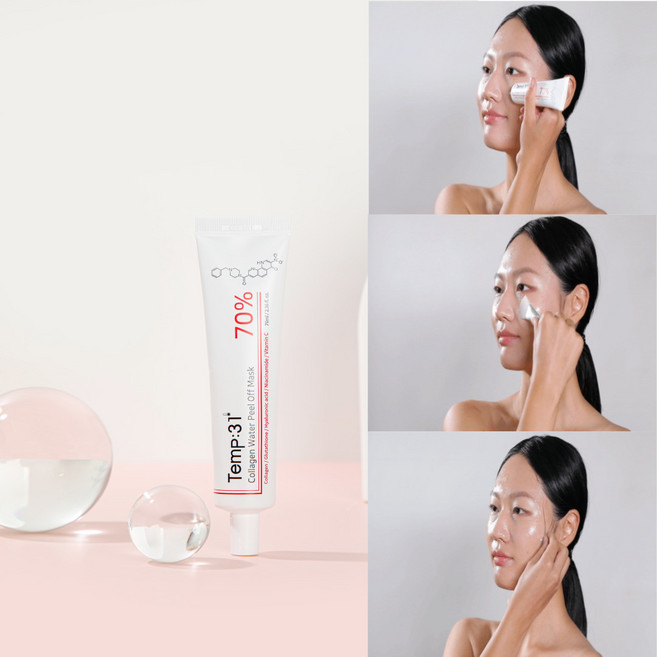 템프 31 콜라겐 워터 필 오프 마스크 필오프팩 70ml, 1개, 1개입