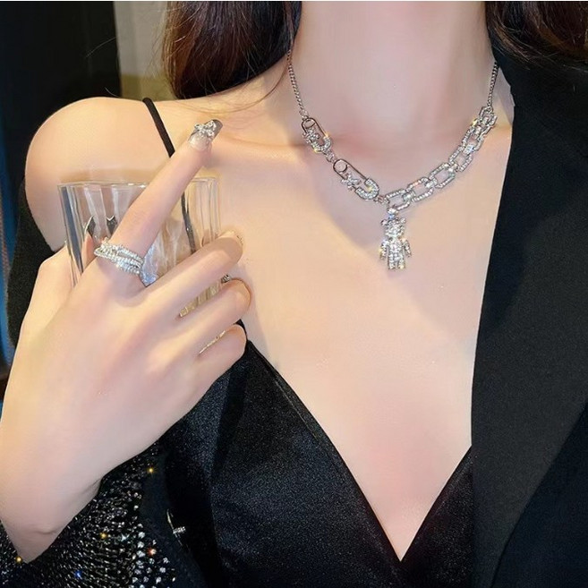 티타늄스틸 실버 체인 목걸이 (변색X 알러지X)