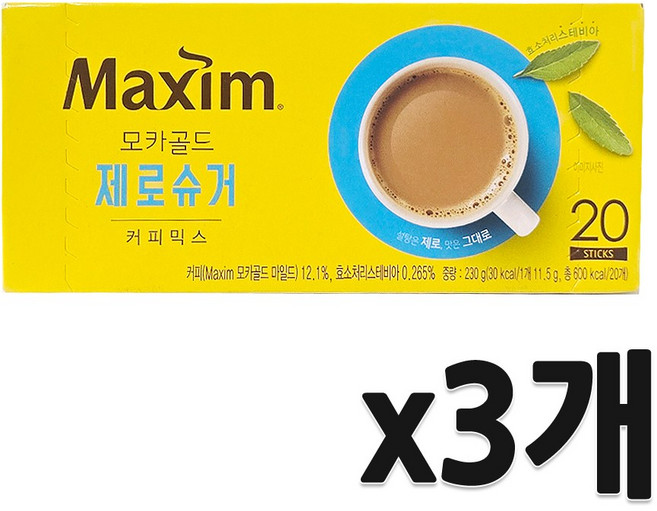 무설탕 커피믹스 스틱커피 사무실 커피, 11.5g, 60개입, 1개
